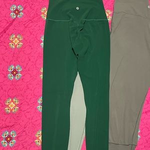 Lululemon align legging 28” EVERGLADE GREEN